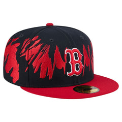 Boston Red Sox New Era Retro Pattern 59FIFTY Fitted Hat | MLB Discount