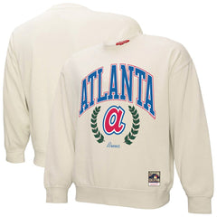 Atlanta Braves Mitchell & Ness Women's Cooperstown Collection Laurel Pullover Sweatshirt | MLB Online