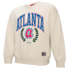 Atlanta Braves Mitchell & Ness Women's Cooperstown Collection Laurel Pullover Sweatshirt | MLB Online
