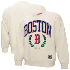 Boston Red Sox Mitchell & Ness Women's Cooperstown Collection Laurel Pullover Sweatshirt | MLB Online