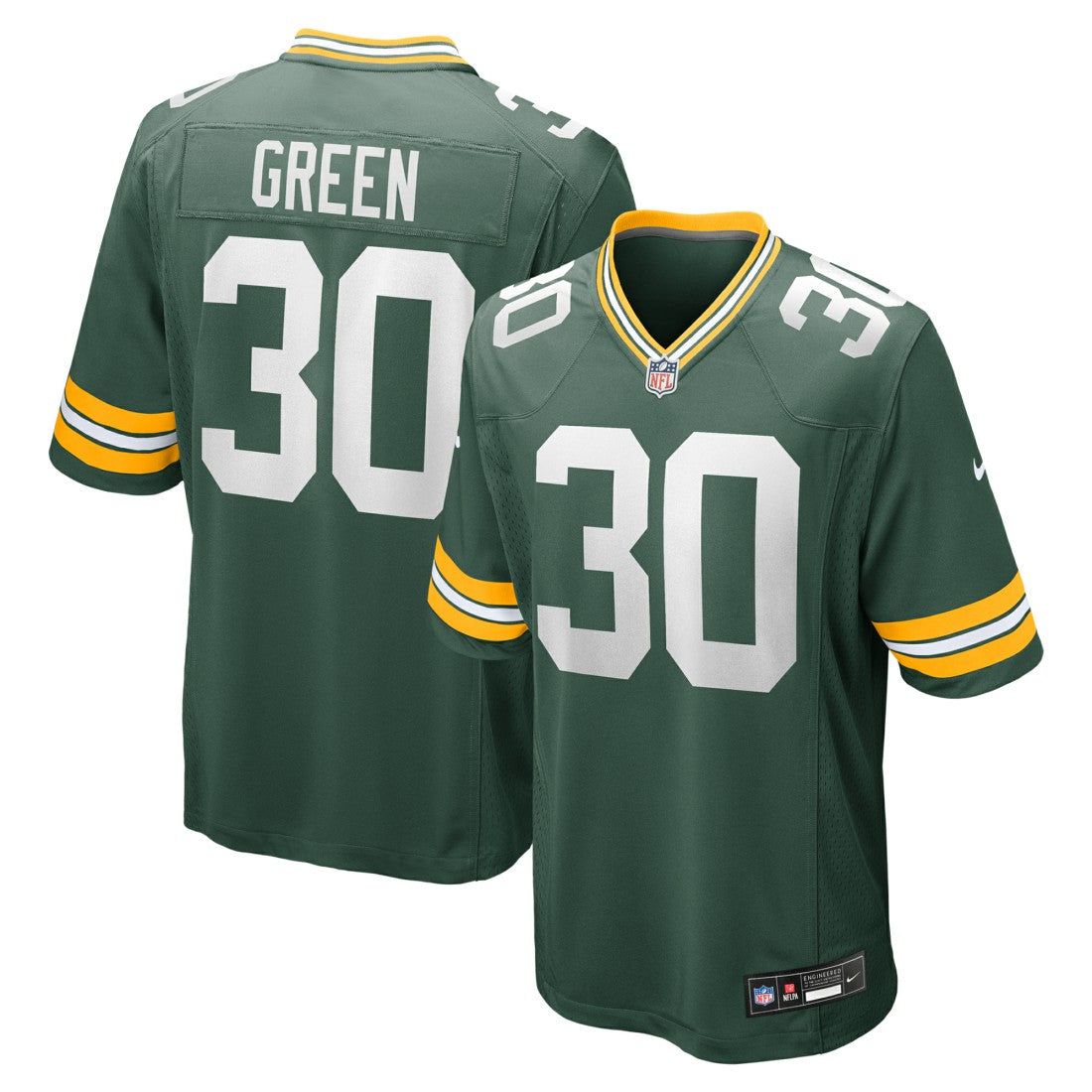 Green Bay Packers Nike Ahman Green  Team Retired Player Game Jersey