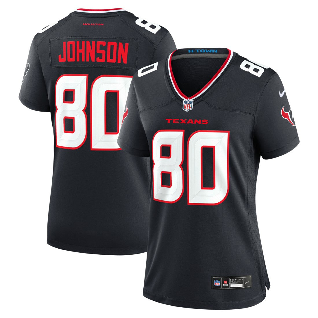 Houston Texans Nike Andre Johnson  Women's Team Retired Player Game Jersey