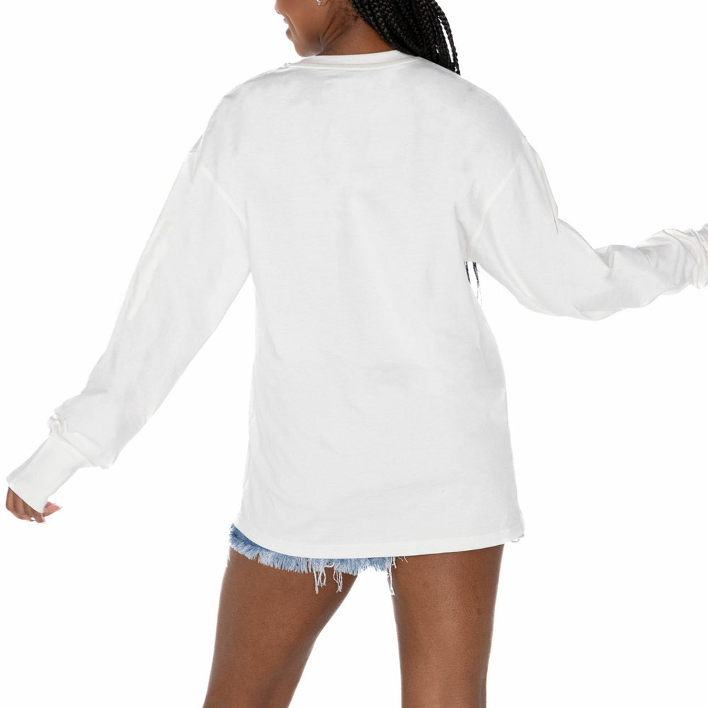 Tampa Bay Buccaneers  Gameday Couture Women's Time Out Oversized Long Sleeve T-Shirt