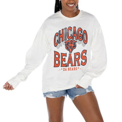 Chicago Bears  Gameday Couture Women's Time Out Oversized Long Sleeve T-Shirt