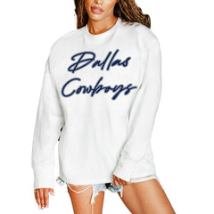 Dallas Cowboys  Gameday Couture Women's Classic Comeback Oversized Long Sleeve T-Shirt