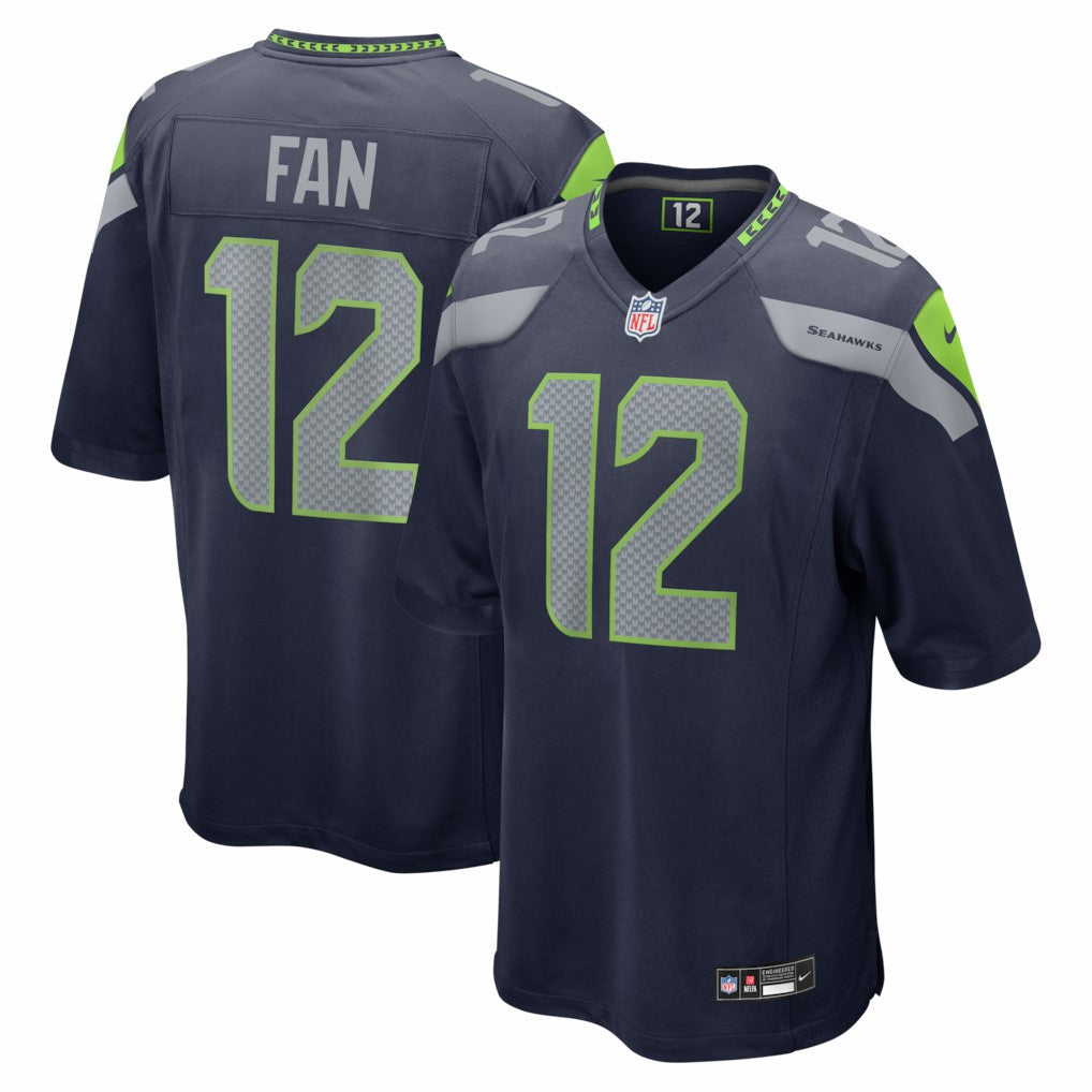 Seattle Seahawks Nike 12s  Team Game Jersey
