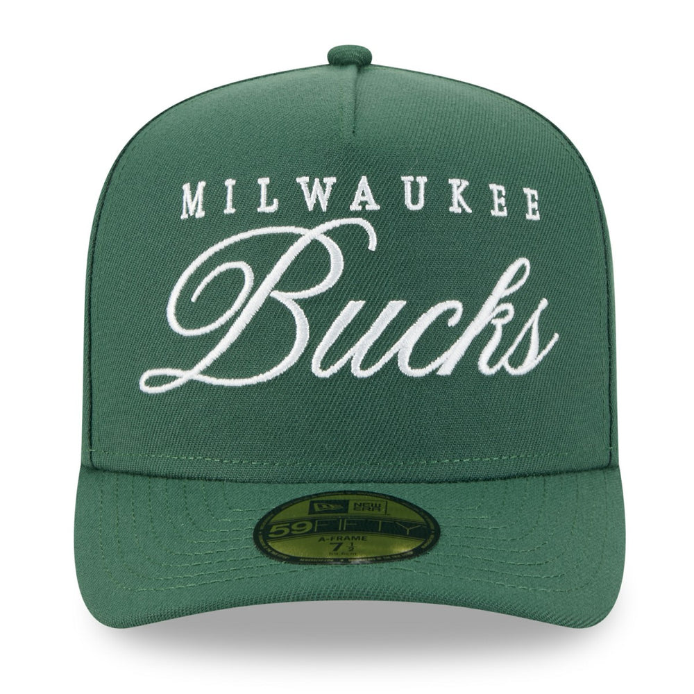 Milwaukee Bucks 2025 NBA Draft A-Frame 59FIFTY Fitted Hat Discount