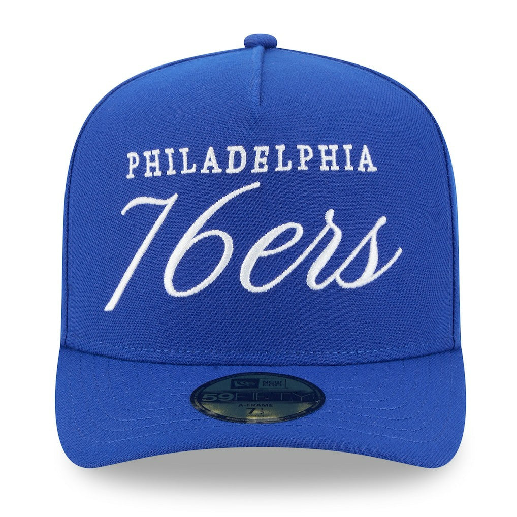 Philadelphia 76ers 2025 NBA Draft A-Frame 59FIFTY Fitted Hat For Sale