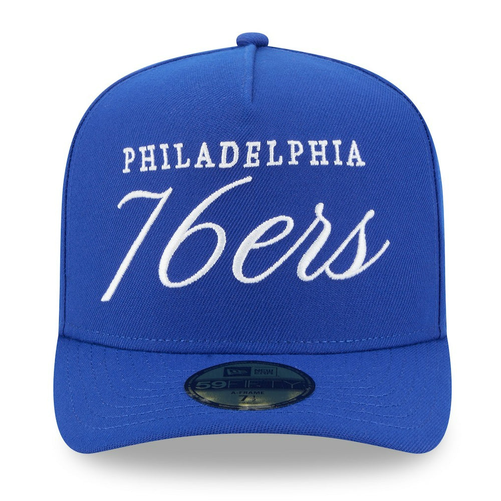 Philadelphia 76ers 2025 NBA Draft A-Frame 59FIFTY Fitted Hat For Sale