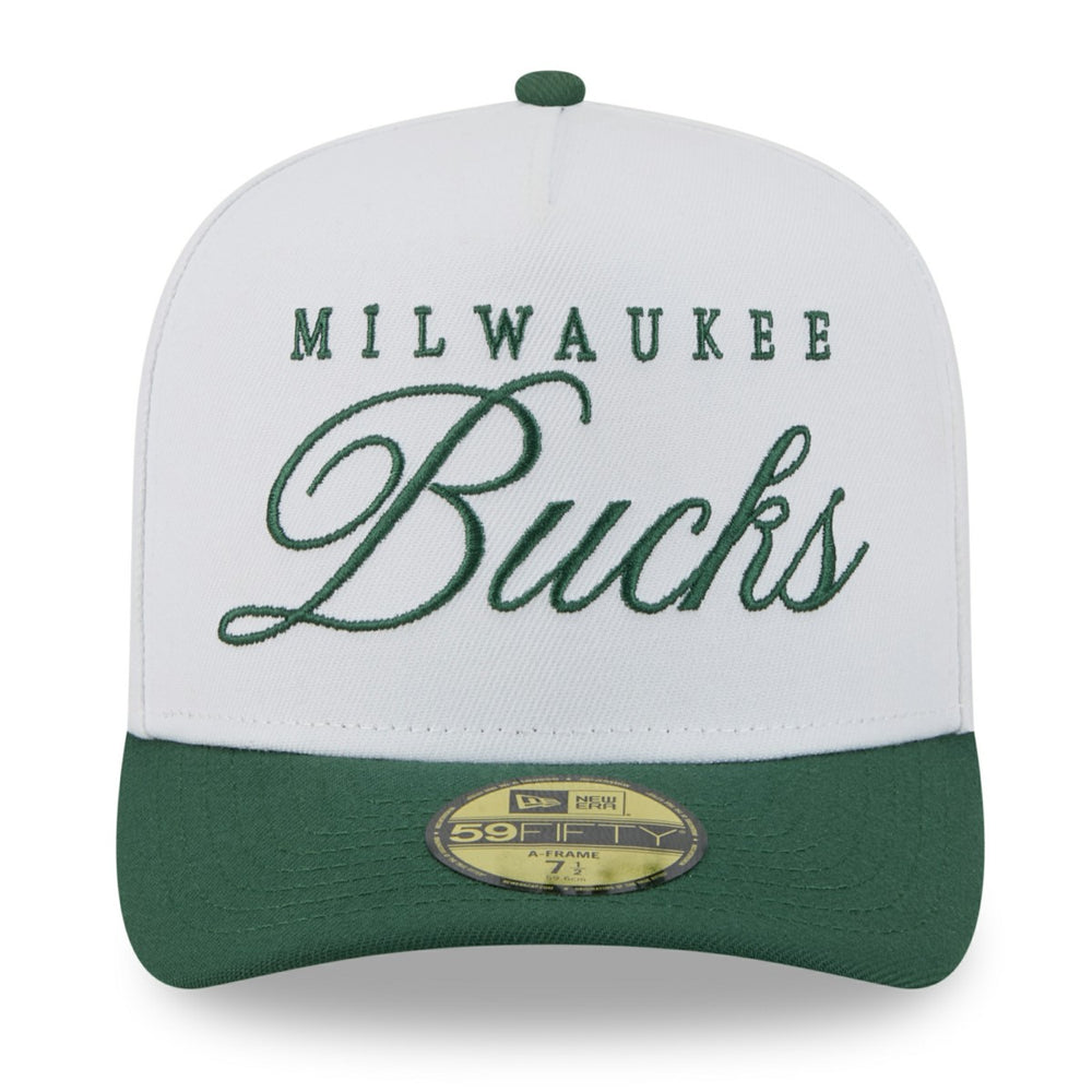 Milwaukee Bucks 2025 NBA Draft A-Frame 59FIFTY Fitted Hat On Sale