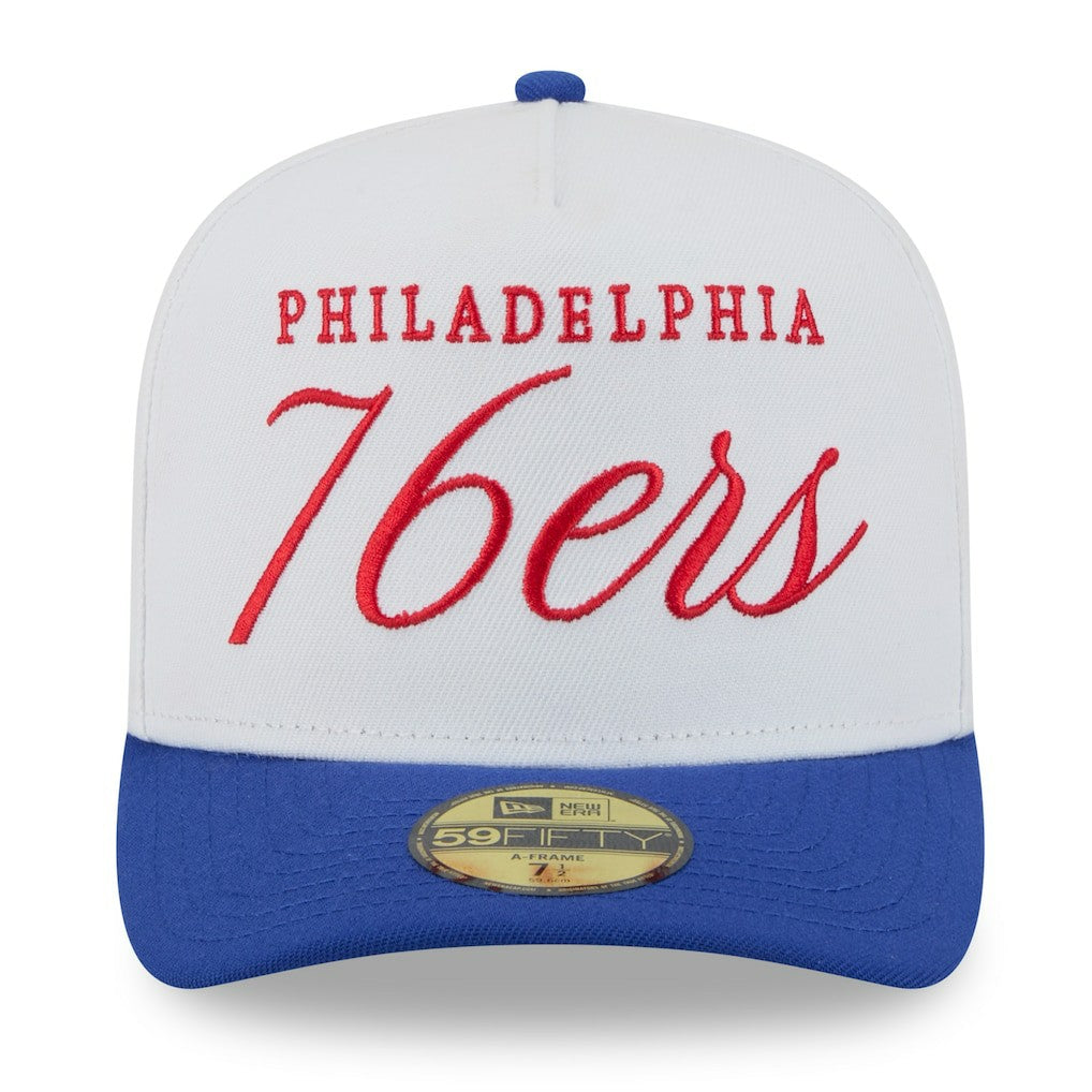 Philadelphia 76ers 2025 NBA Draft A-Frame 59FIFTY Fitted Hat New