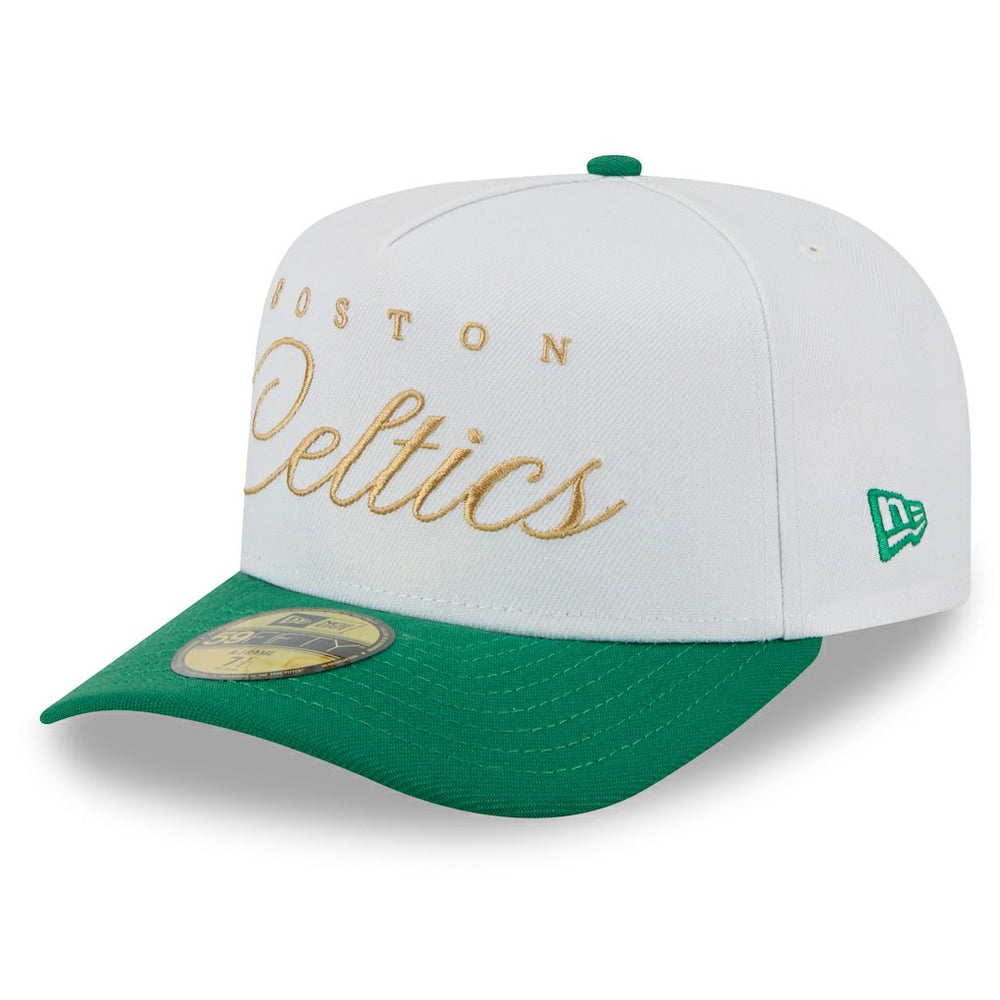 Boston Celtics 2025 NBA Draft A-Frame 59FIFTY Fitted Hat Discount