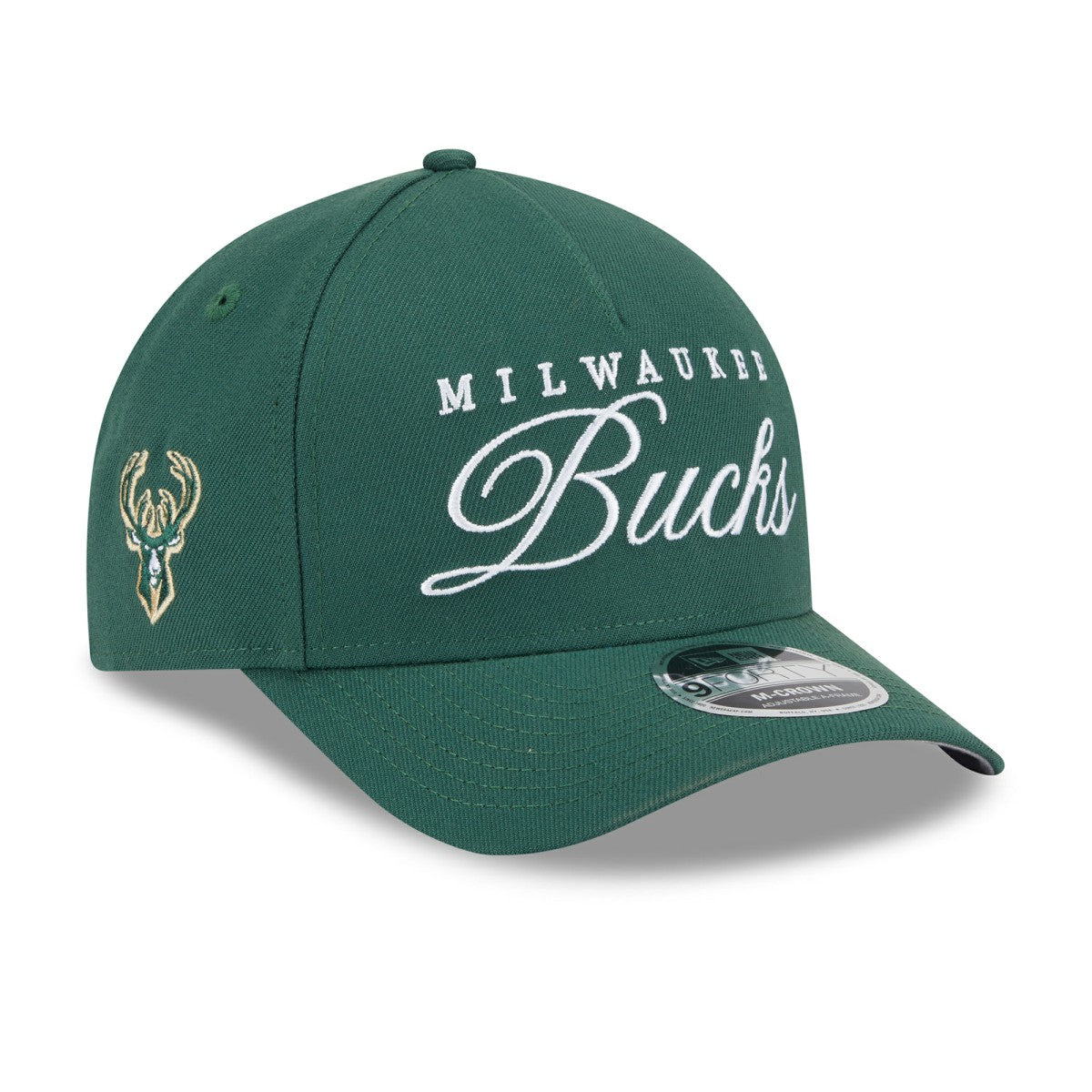Milwaukee Bucks 2025 NBA Draft M-Crown A-Frame 9FORTY Adjustable Hat Outlet