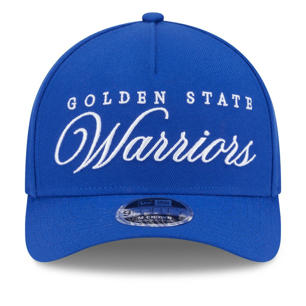 Golden State Warriors 2025 NBA Draft M-Crown A-Frame 9FORTY Adjustable Hat sale For Sale