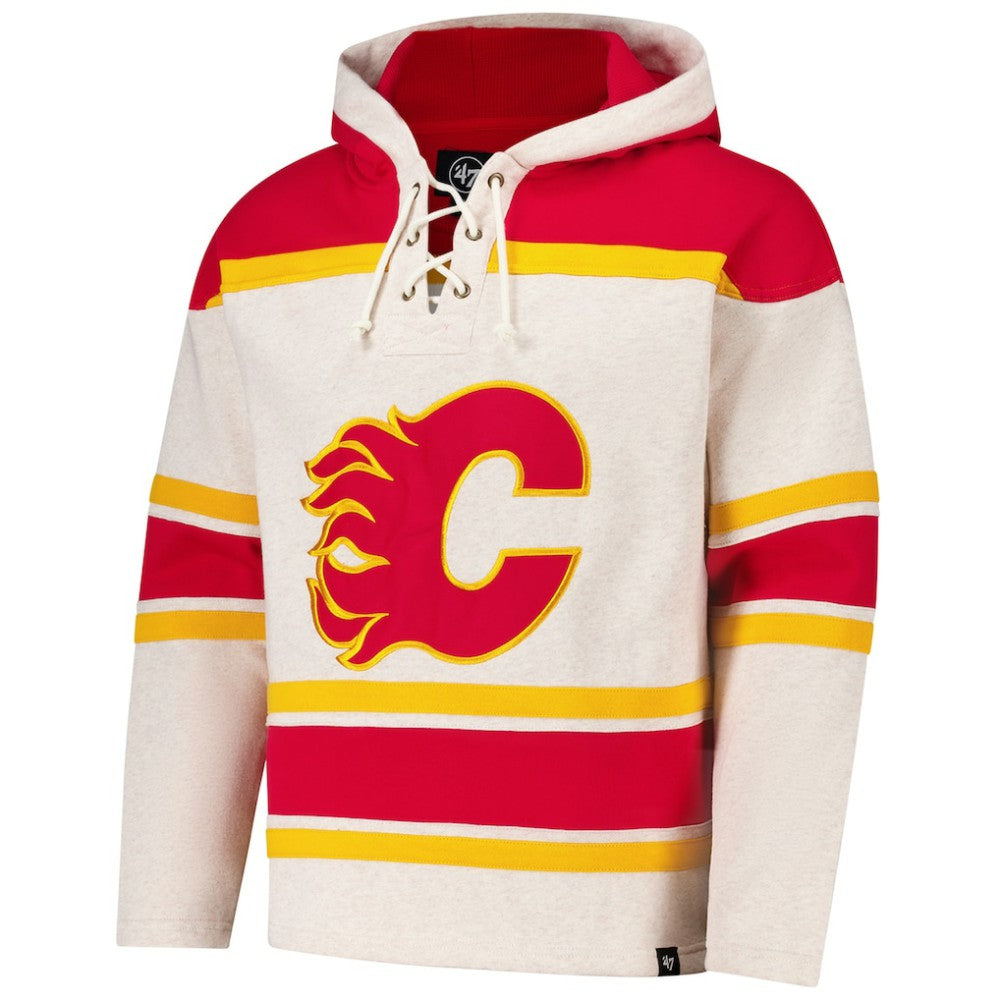 Calgary Flames '47 Rockaway Lacer Pullover Hoodie Online
