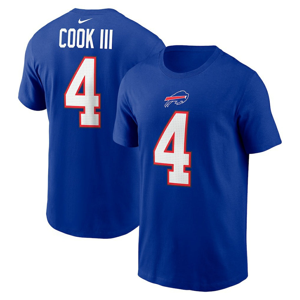 Buffalo Bills Nike James Cook  Name & Number T-Shirt