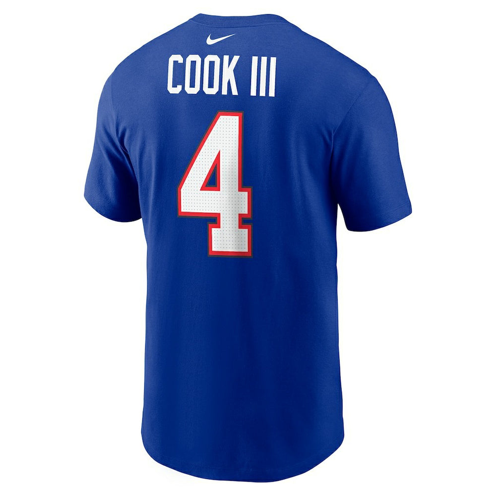 Buffalo Bills Nike James Cook  Name & Number T-Shirt