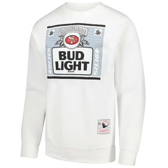 San Francisco 49ers Mitchell & Ness x Bud Light The Crest Pullover Sweatshirt