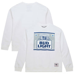 New York Giants Mitchell & Ness x Bud Light The Crest Pullover Sweatshirt