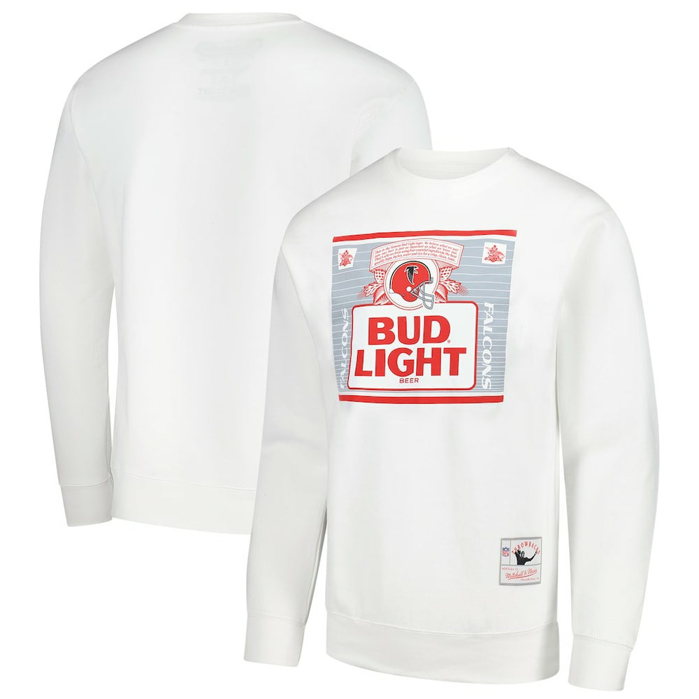 Atlanta Falcons Mitchell & Ness x Bud Light The Crest Pullover Sweatshirt