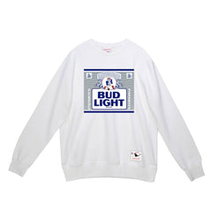 New England Patriots Mitchell & Ness x Bud Light The Crest Pullover Sweatshirt