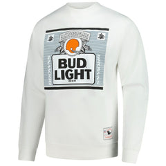 Cleveland Browns Mitchell & Ness x Bud Light The Crest Pullover Sweatshirt