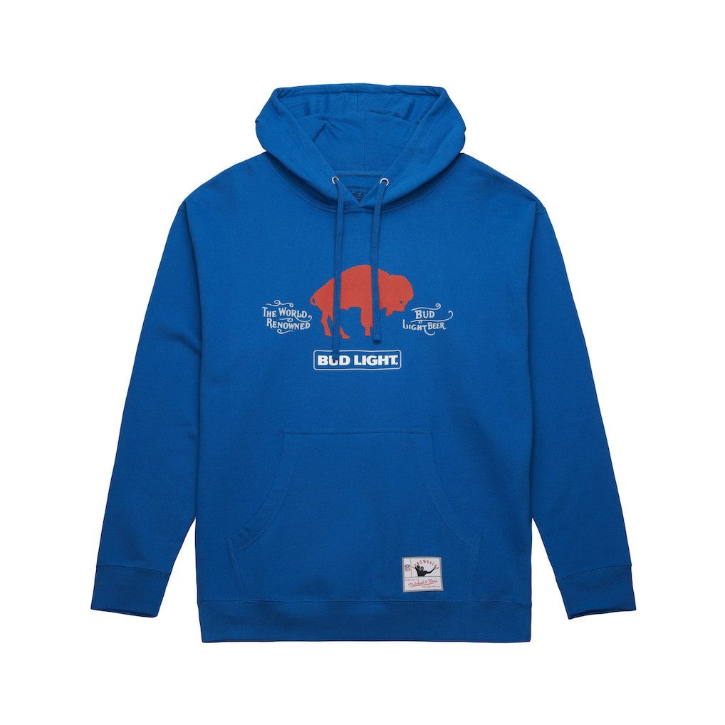 Buffalo Bills Mitchell & Ness NFL x Bud Light Vintage Pullover Hoodie
