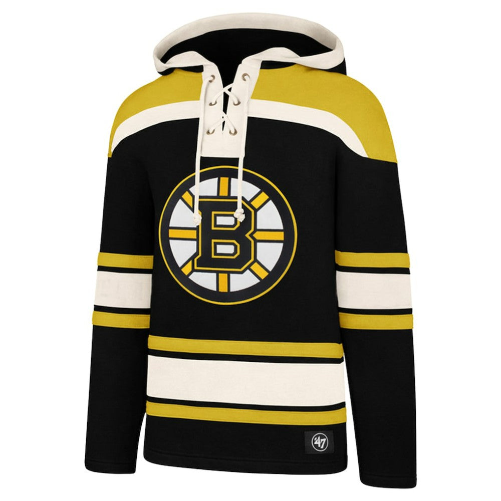 David Pastrnak Boston Bruins '47 Big & Tall Lace-up Pullover Hoodie Online