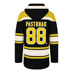 David Pastrnak Boston Bruins '47 Big & Tall Lace-up Pullover Hoodie Online