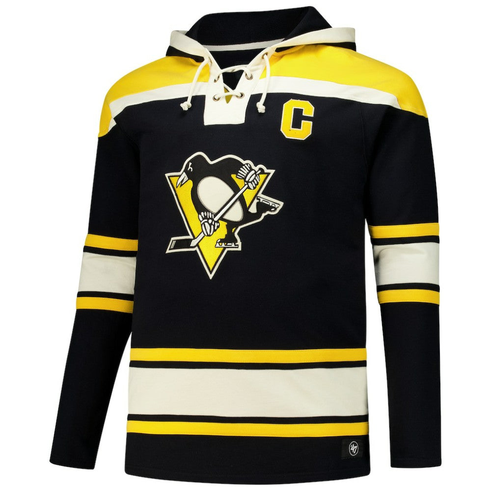 Sidney Crosby Pittsburgh Penguins '47 Big & Tall Lace-up Pullover Hoodie For Sale
