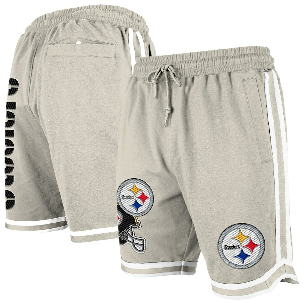 Pittsburgh Steelers New Era Stone Multi Patch Shorts