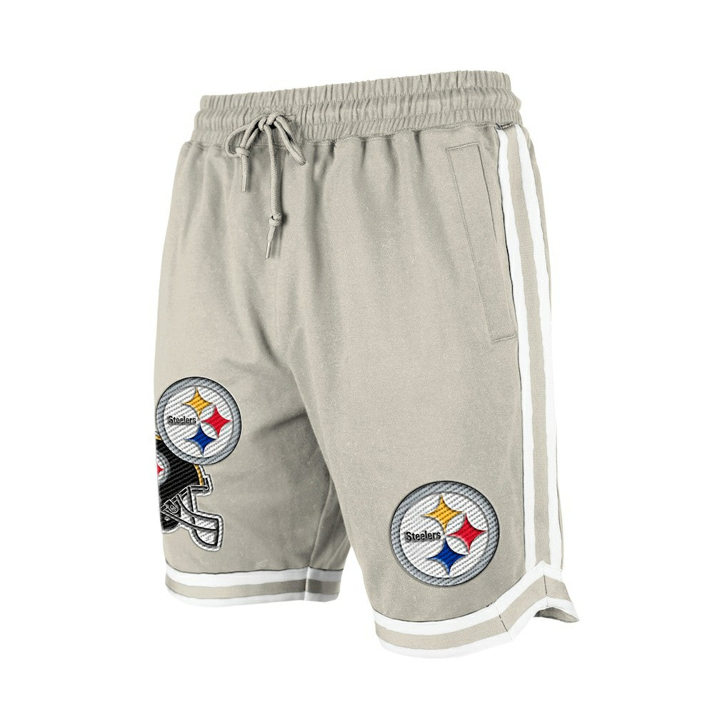 Pittsburgh Steelers New Era Stone Multi Patch Shorts