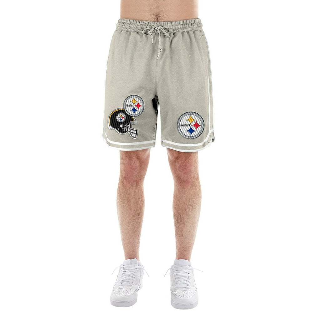 Pittsburgh Steelers New Era Stone Multi Patch Shorts