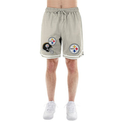 Pittsburgh Steelers New Era Stone Multi Patch Shorts