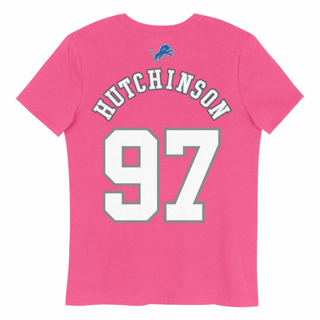 Detroit Lions  Aidan Hutchinson  Girls Youth Player Name & Number T-Shirt