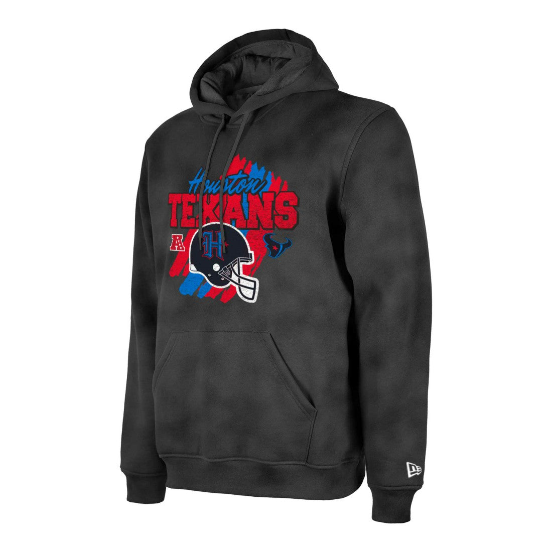 Houston Texans New Era Identity Helmet Enzyme Washed Pullover Hoodie