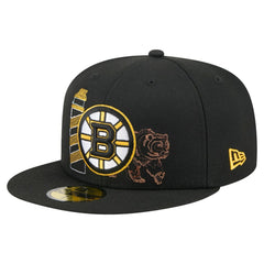 Boston Bruins New Era State Stitch 59FIFTY Fitted Hat On Sale