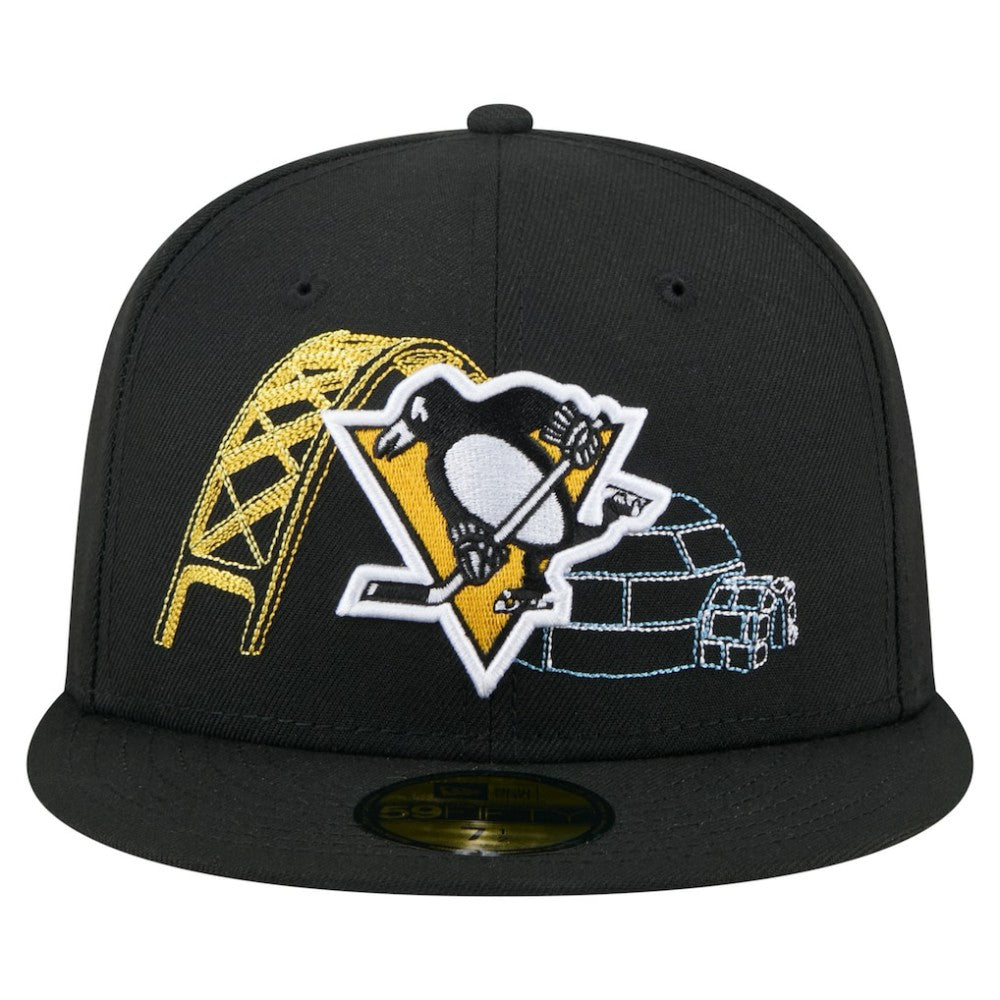 Pittsburgh Penguins New Era State Stitch 59FIFTY Fitted Hat Online