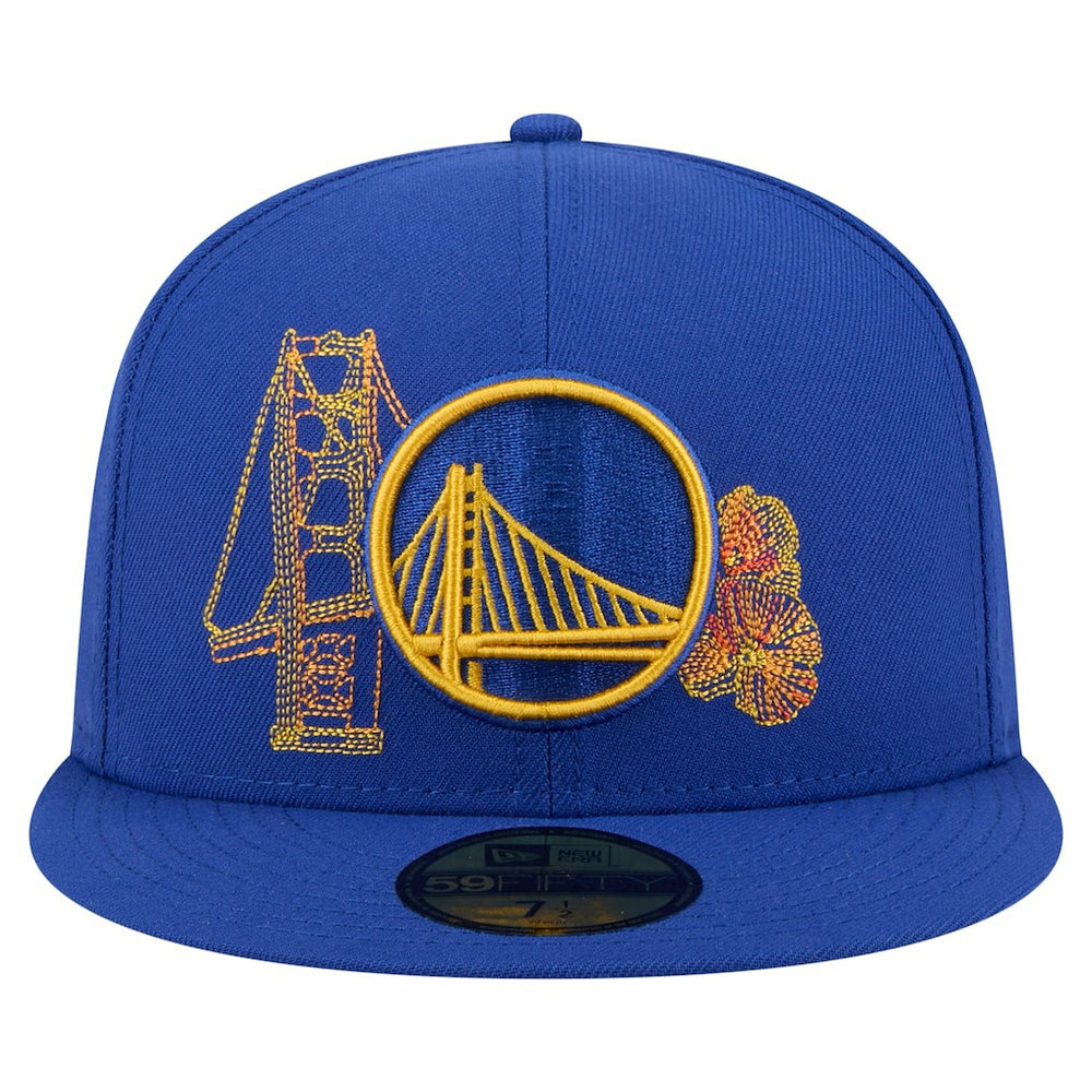 Golden State Warriors State Stitch 59FIFTY Fitted Hat sale Online