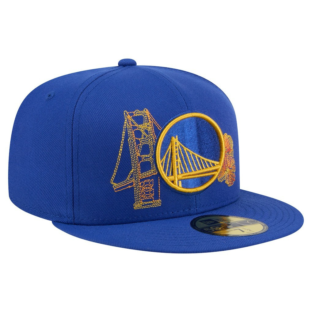 Golden State Warriors State Stitch 59FIFTY Fitted Hat sale Online