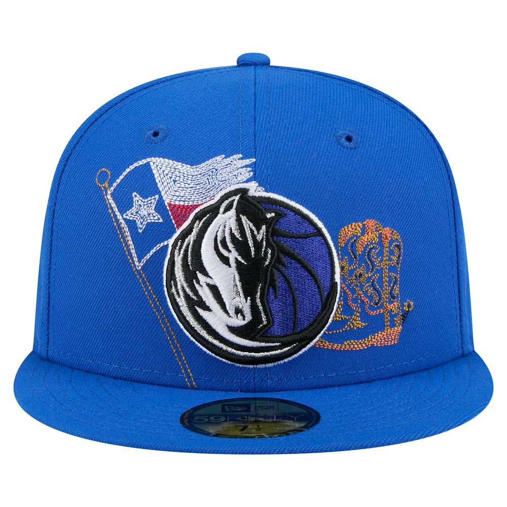 Dallas Mavericks State Stitch 59FIFTY Fitted Hat sale Online