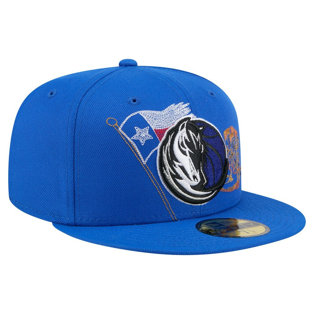 Dallas Mavericks State Stitch 59FIFTY Fitted Hat sale Online