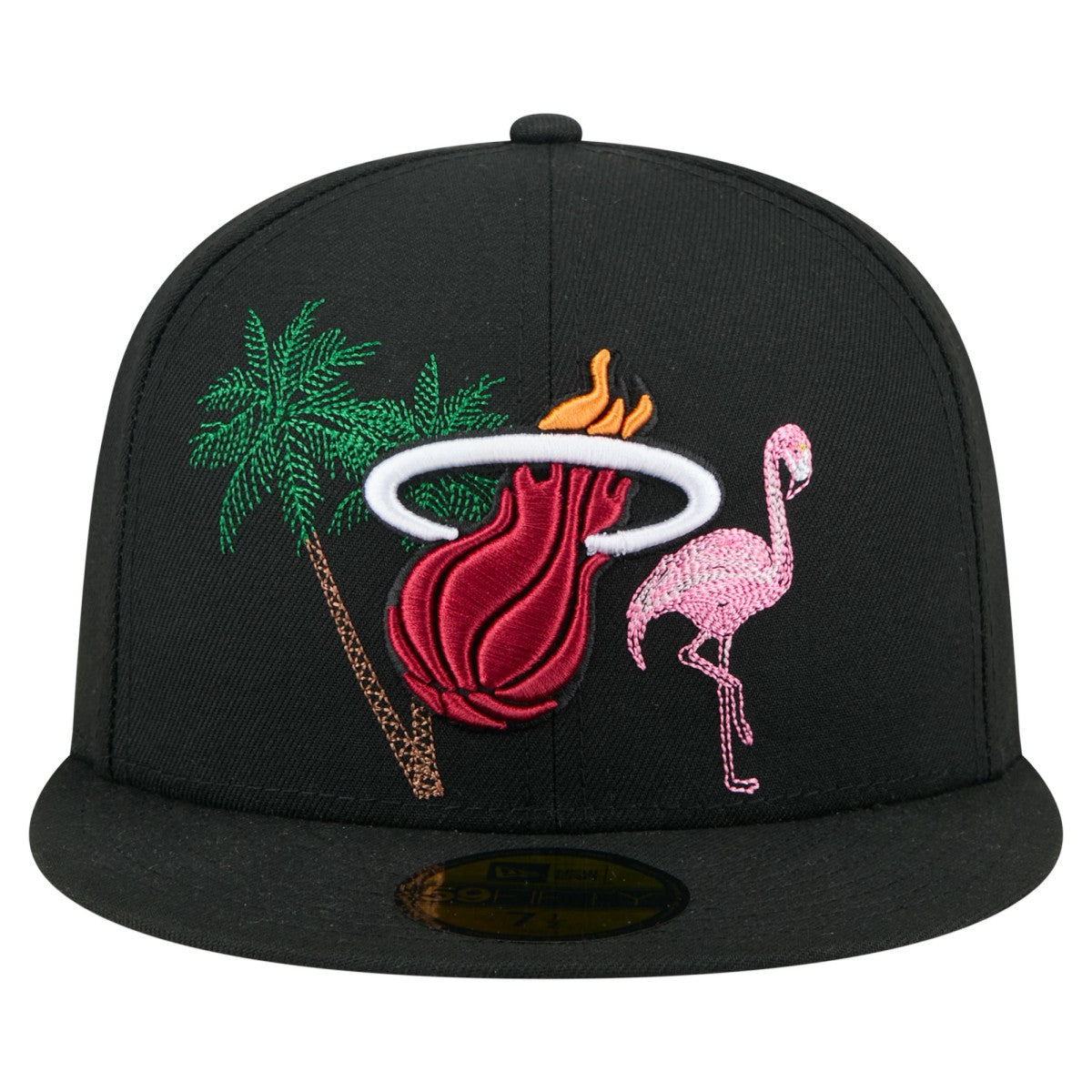 Miami Heat State Stitch 59FIFTY Fitted Hat Outlet