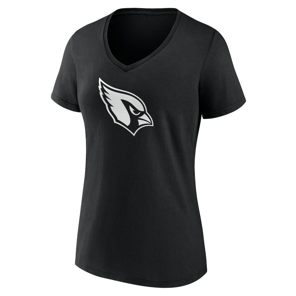 Arizona Cardinals  Women's Personalized Name & Number Monochrome V-Neck T-Shirt