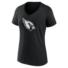 Arizona Cardinals  Women's Personalized Name & Number Monochrome V-Neck T-Shirt
