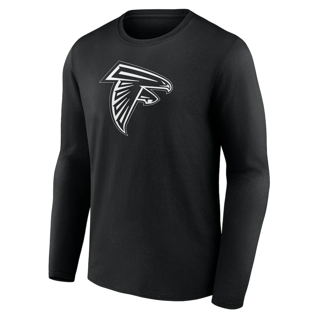 Atlanta Falcons  Personalized Name & Number Monochrome Long Sleeve T-Shirt