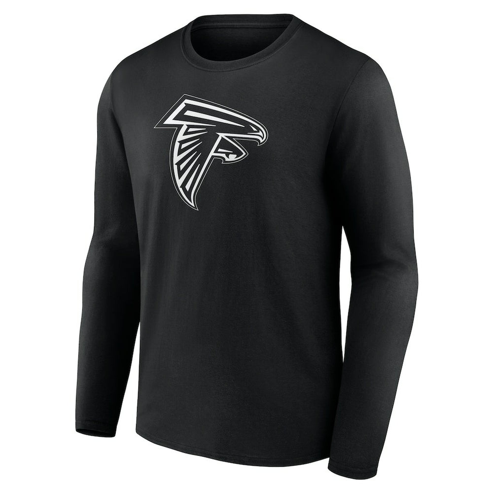Atlanta Falcons  Personalized Name & Number Monochrome Long Sleeve T-Shirt