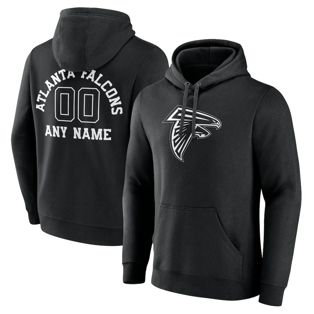 Atlanta Falcons  Personalized Name & Number Pullover Hoodie