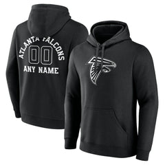 Atlanta Falcons  Personalized Name & Number Pullover Hoodie