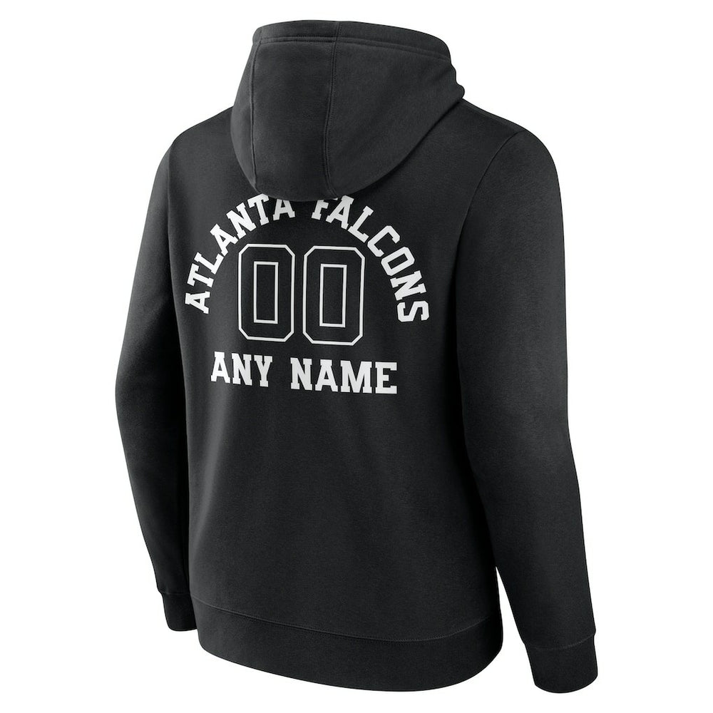 Atlanta Falcons  Personalized Name & Number Pullover Hoodie